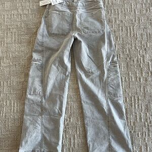 Gray Wide-Leg Jeans